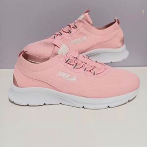 Fila Memory Foam Pink Skyway Slip On Women's Sneakers Sz 11